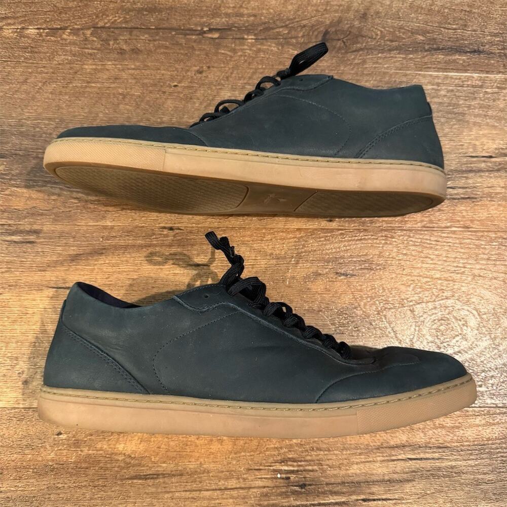 Amberjack Men's 12 Atlas Sneakers Cobalt Nubuck Gum Sole Portugal MSRP $179